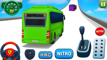 Super Bus Crazy Ramp Racing - Bus Mega Ramp 2025 - Android Gameplay #87