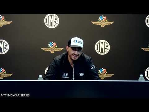 IndyCar Press Conference: Kyle Larson & Graham Rahal on Wednesday&#039s Indy 500 Open Test