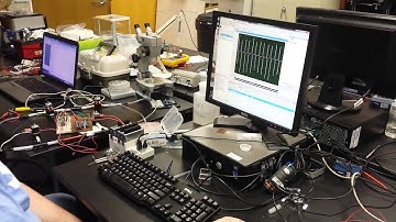 First test with LabVIEW