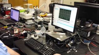 First test with LabVIEW