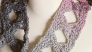 Crochet Butterfly Stitch - Scarf