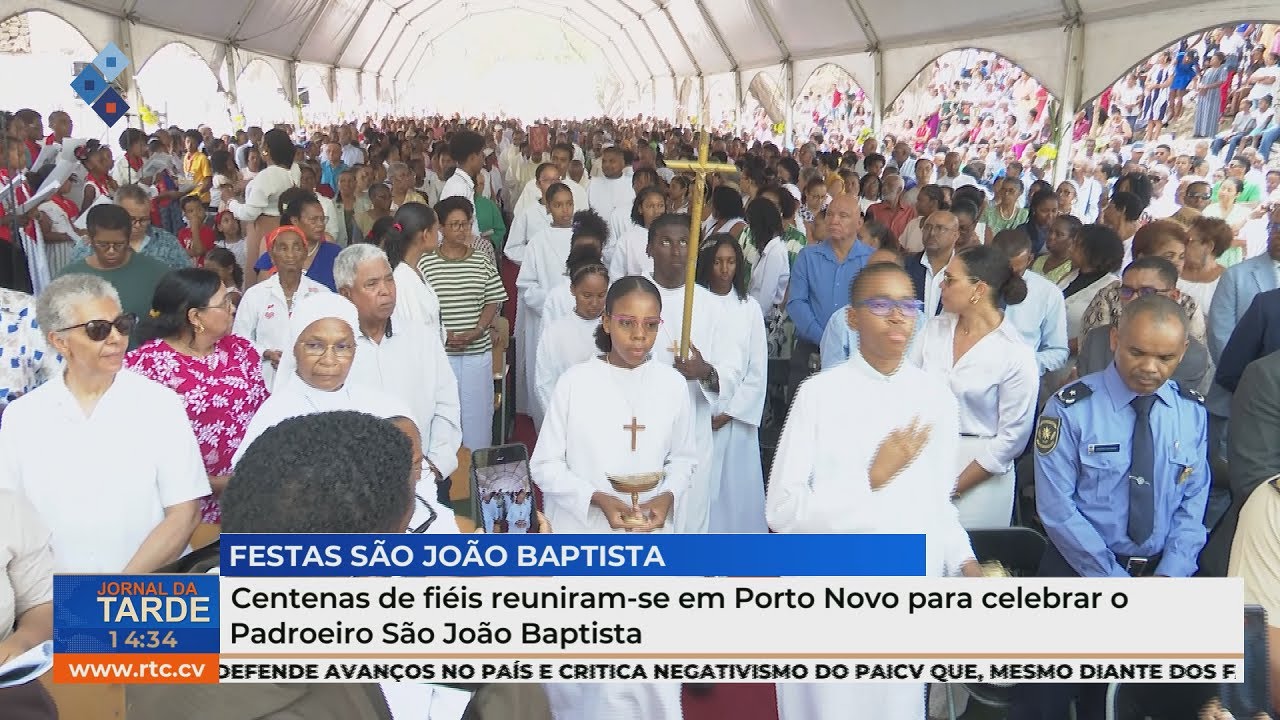 Centenas de fiéis reúnem-se em Porto Novo para celebrar o Padroeiro São João Baptista