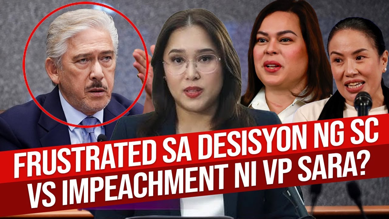 SENATE PRESIDENT, FRUSTRATED SA DESISYON NG SC VS IMPEACHMENT NI VP SARA DUTERTE.