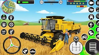 Modern Tractor Farming Driving Simulator 3D🚜🐑 - New Tractor Games - Android Gameplay screenshot 5
