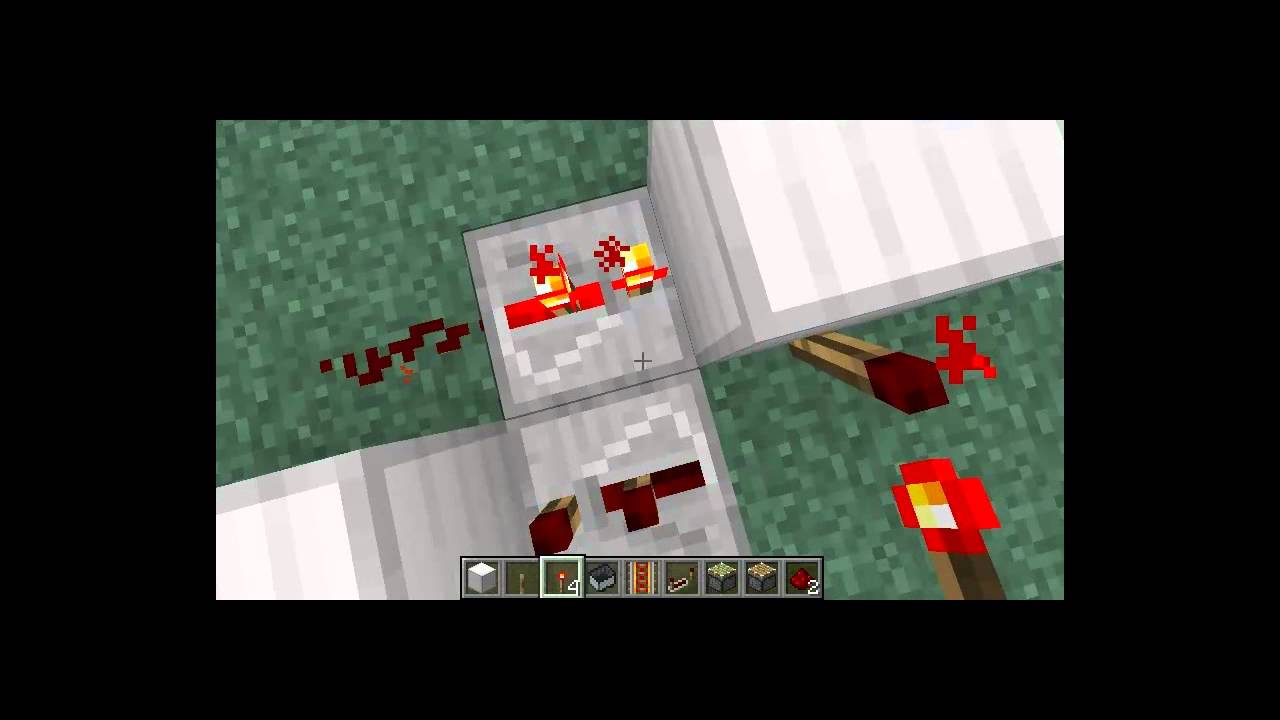 (turn on and off) Redstone clock tutorial YouTube