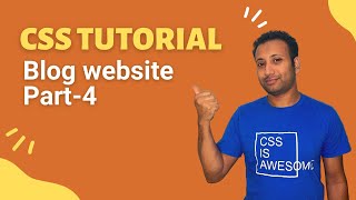 css full course bangla tutorial 70 : Project 5 | Blog website part-4
