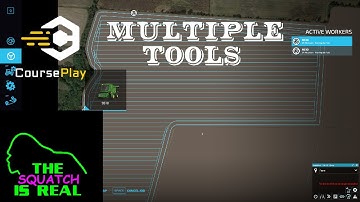 FS22 Courseplay how to use multiple tools on the same course