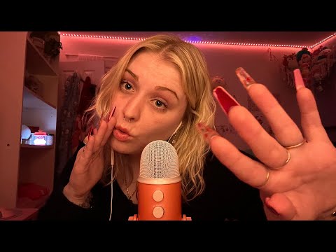 ASMR Hand Sounds Mouth Sounds and Nail Sounds oh my!!! w/ Hand Movements ✨🫶🏻😴 WILL 100% SLEEP 💤