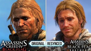 Assassins Creed Black Flag Resynced Cutscene Comparison Original vs Remake
