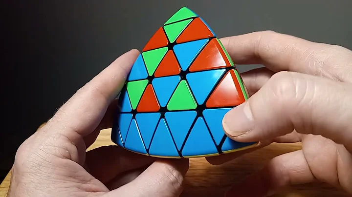 Yuxin 5x5 Professor Pyraminx Tips Tutorial Part 3. 2nd Layer putting in the Inner Edges.#yuxin