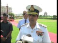 Singapore Navy Chief receives guard of honour in New Delhi