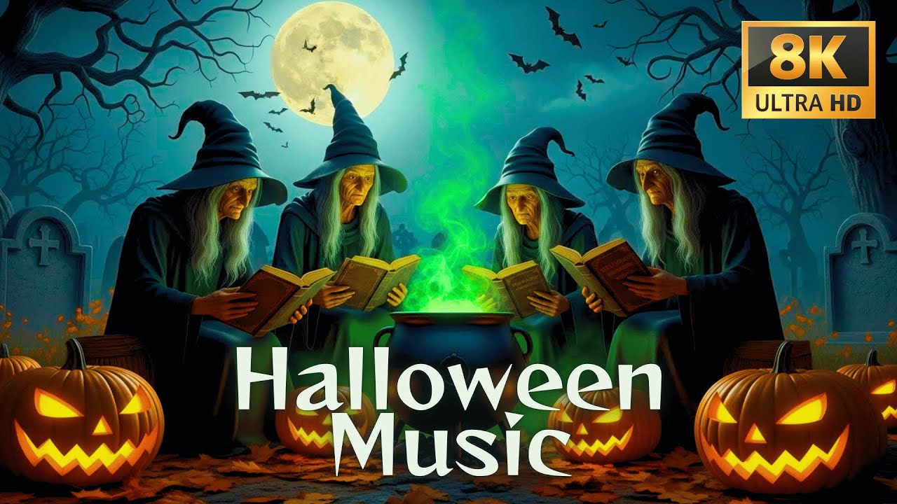 Halloween Night Ambience 2025 🎃 Haunted Pumpkin Village 👻 Relaxing Spooky Sleep Music Playlist