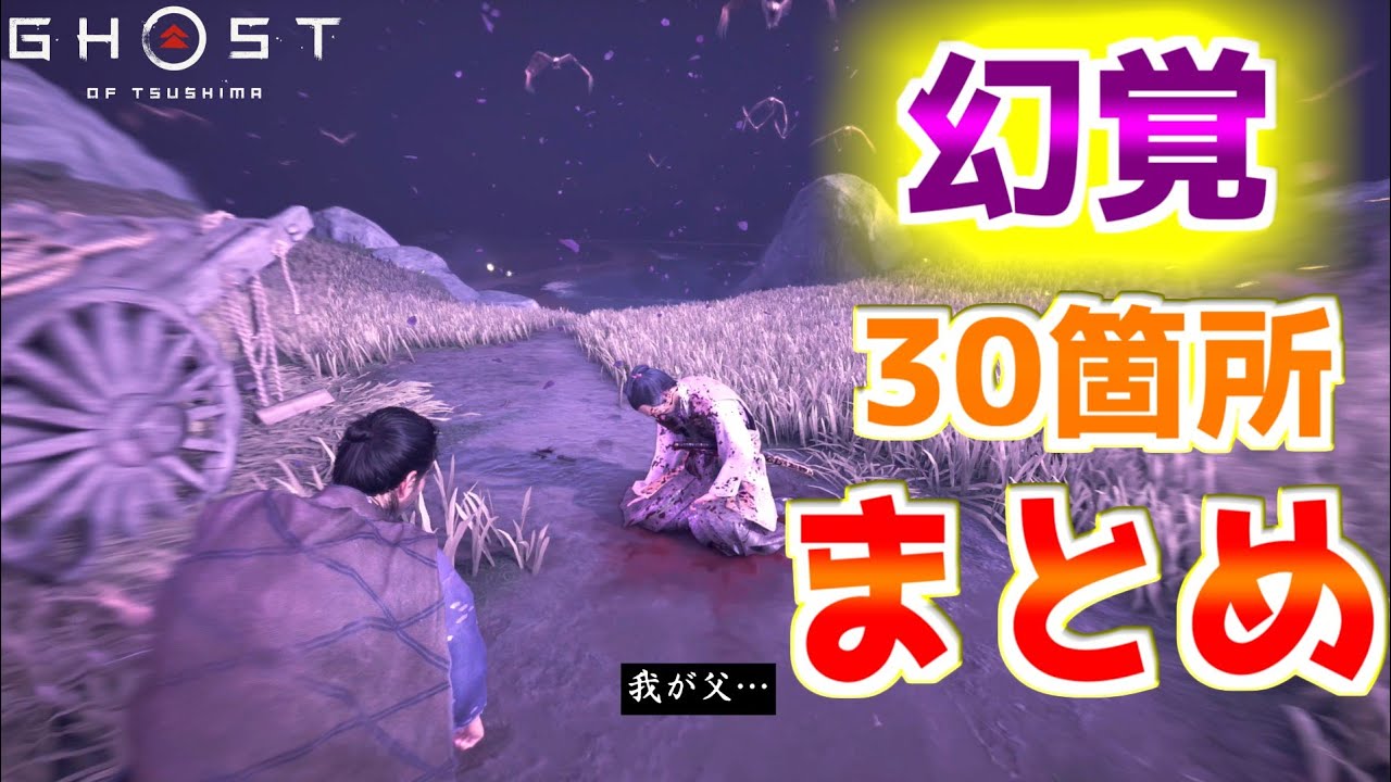 Localized Hallucinations in 30 Places on Iki Island【Ghost of