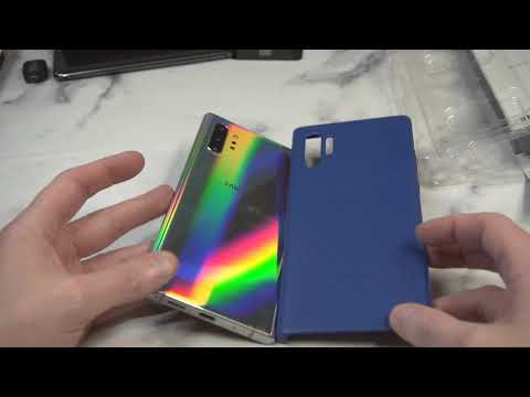 Official Samsung Galaxy Note10+ Leather Case Blue Unboxing and Review
