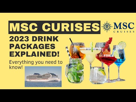 Unveiling The Msc Cruises Drink Packages - Everything You Need To Know! 2023 Pricing Update.