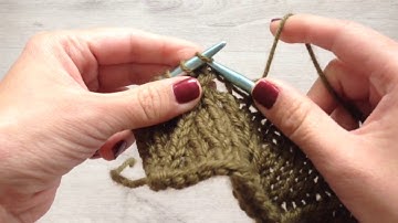 Twist Stitch Technique (Right and Left Twist)