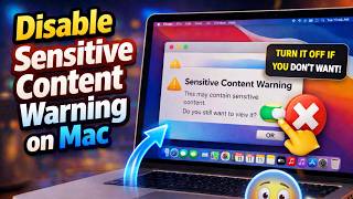 How To Turn Off Sensitive Content Warning On Mac