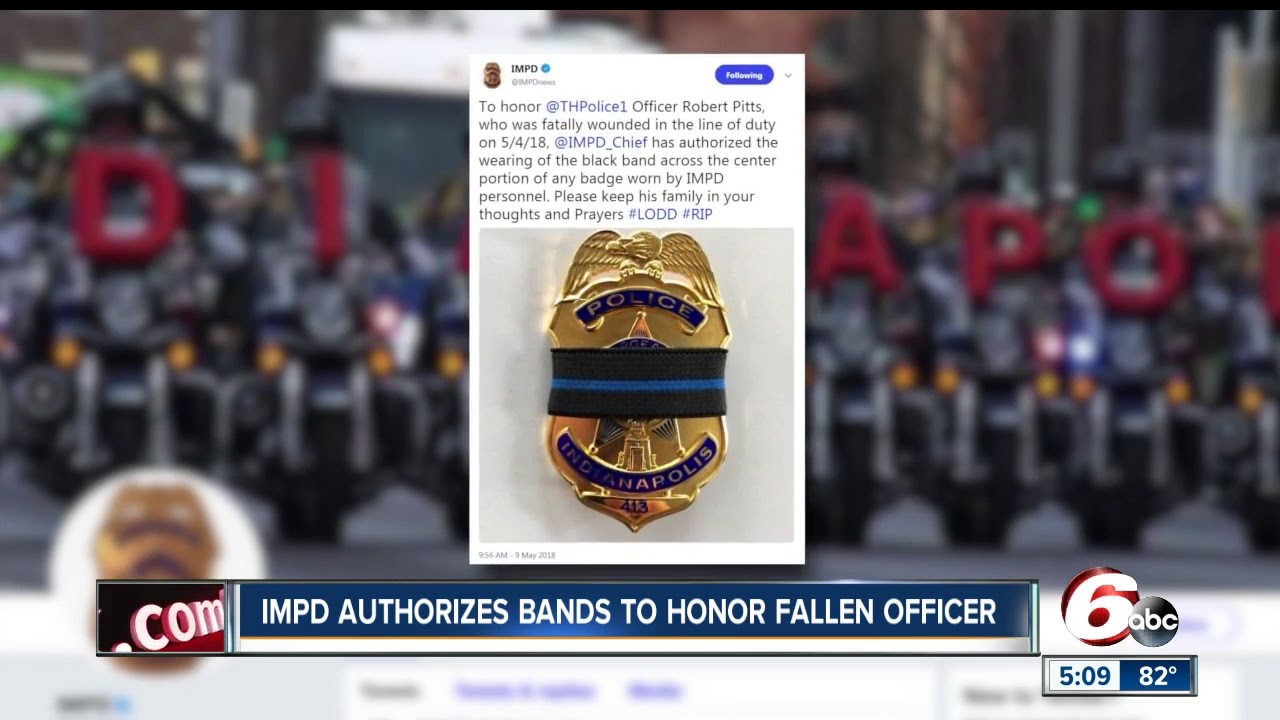 Terre Haute officer killed in shootout honored as a hero - YouTube