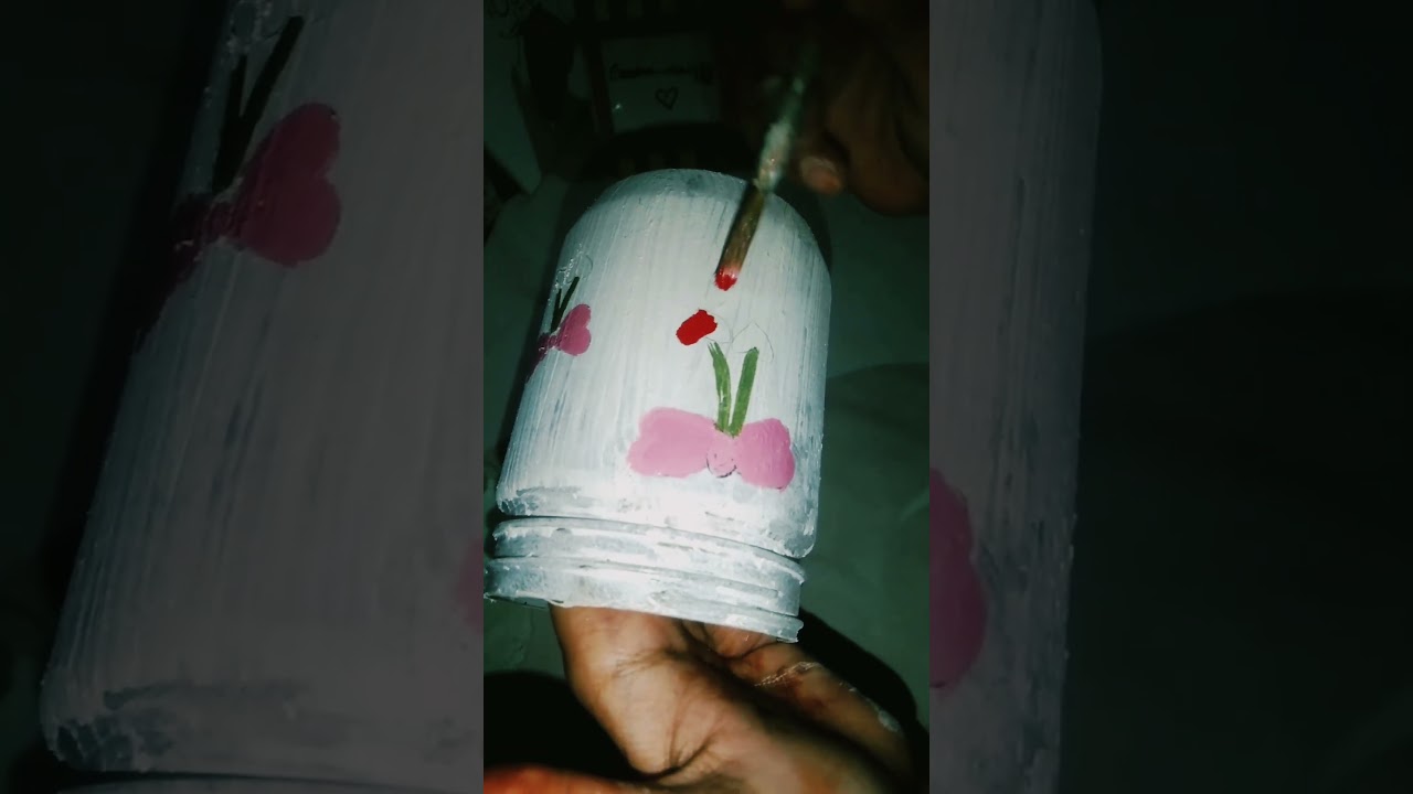 diy pen holder from wastage bottle 💌✨ 