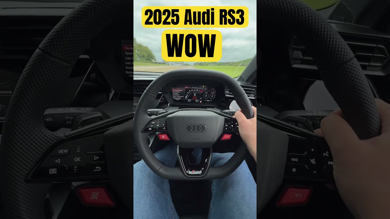 2025 AUDI RS3 0 60 RS MODE Volume 