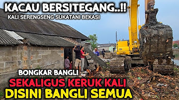 MANTAP❗️AKHIRNYA PAKDE MUJI PINDAH LOKASI NORMALISASI KALI YANG BANYAK BANGUNAN LIARNYA