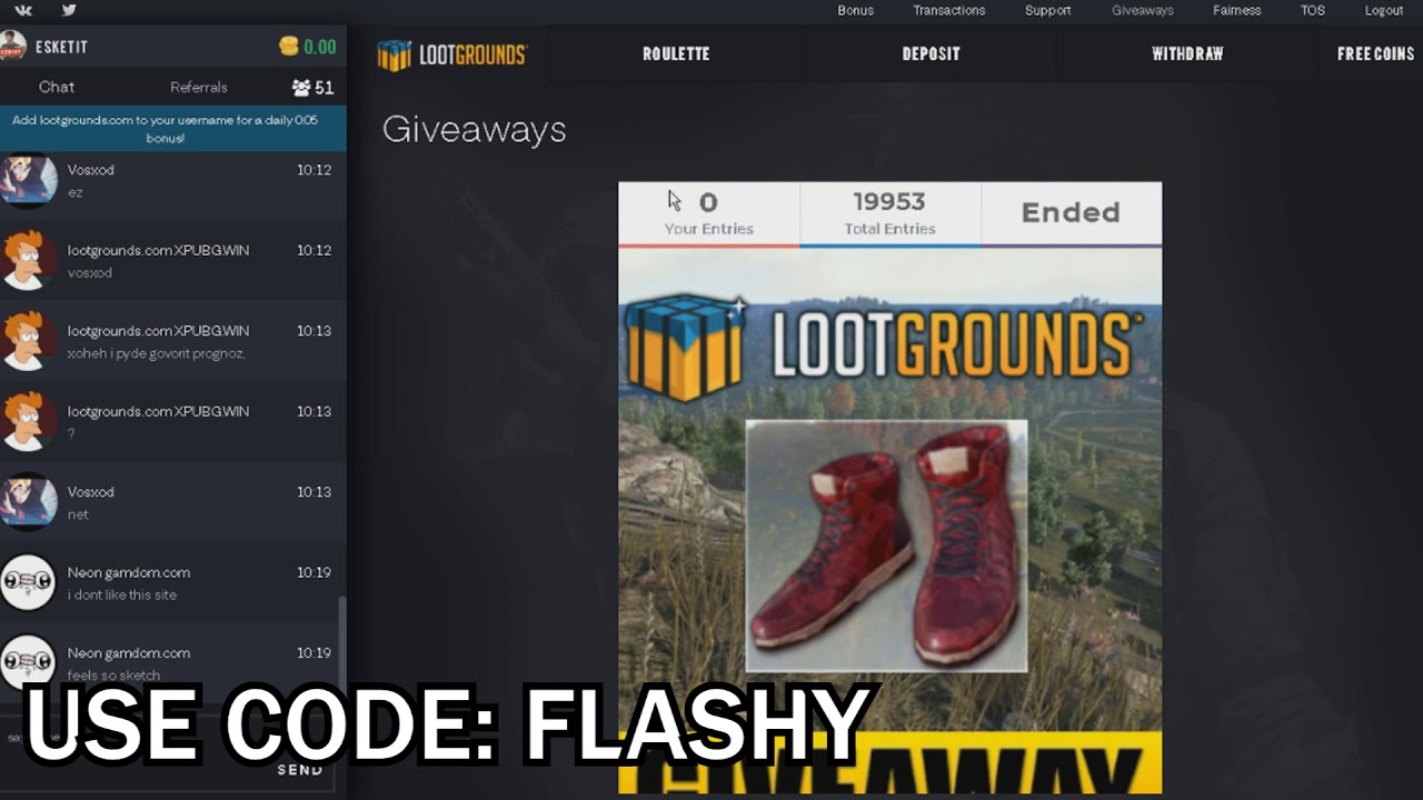FREE PUBG SKINS 2017/2018 ( USE CODE : FLASHY) - YouTube