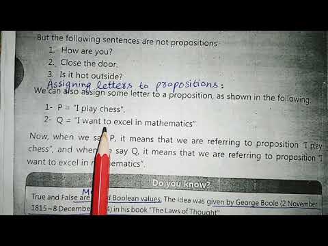 9 Computer Boolean Proposition and Boolean Values