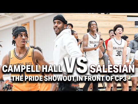 Salesian vs Campbell Hall | The Pride Take Care of Business in Front of Chris Paul!