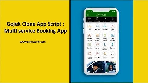 Gojek Clone App Script - Multi service Booking App
