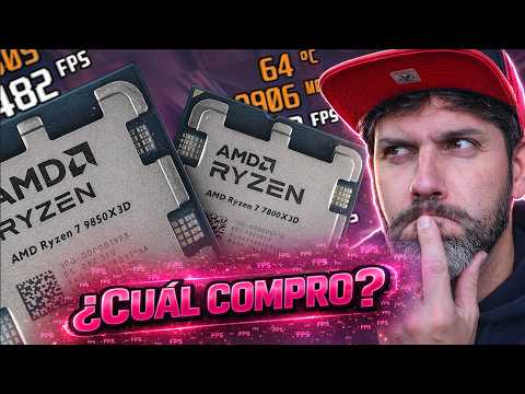 💥 9850X3D vs 7800X3D: Which is the best gaming processor? | The most anticipated showdown and rea...