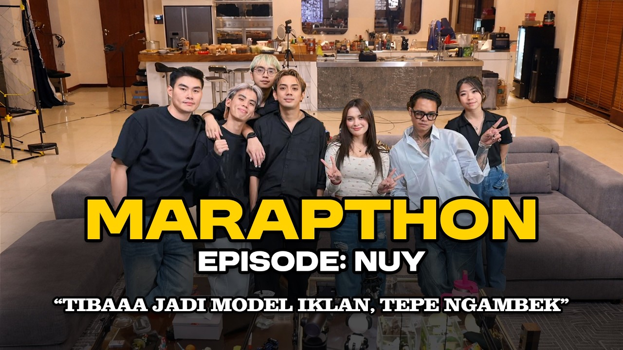 GARA-GARA NUY JADI PADA PUSH UP‼️ TIBA-TIBA JADI MODEL IKLAN‼️ TEPE NGAMBEK #marapthon