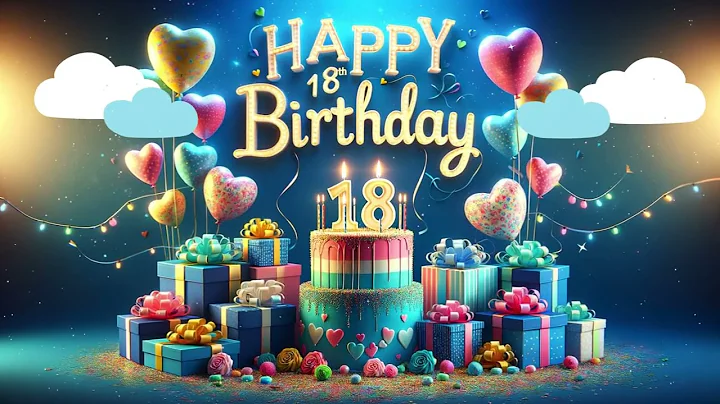 Happy 18th Birthday |18th Birthday Wishes | Happy Birthday for 18 years old | Happy Birthday Song