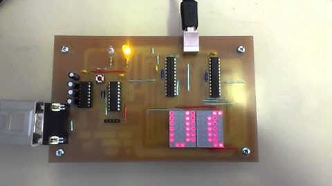 Led matrix 2x7x5 with PIC 16F628A using MAX7219