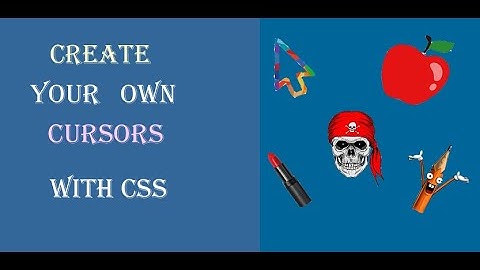How to create custom cursors with CSS only