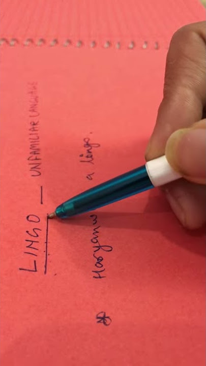 Lingo -Meaning, Explanation , Use in Sentence , How to say Lingo