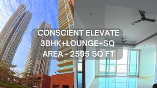 3BHK with lounge | 2595 sq ft | Conscient Elevate | Sector 59 Gurgaon