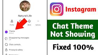 How To Fix Instagram Chat Theme Option Not Showing Problem 2026 Instagram Chat Theme Missing