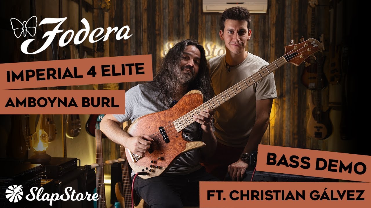 Bass Demo: Fodera Imperial 4 Elite Amboyna Burl (ft. @CHRISTIANGALVEZMUSIC )
