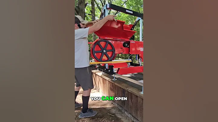 MechMaxx Sawmill SM-32 Wheel Sweeps and Other Cool Design Features. #diy #sawmill #assembly #smooth