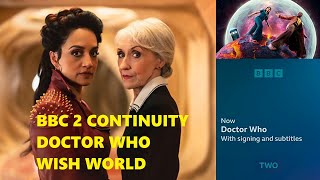 BBC2 Continuity - Doctor Who Wish World - 30/05/25 - 1:20am