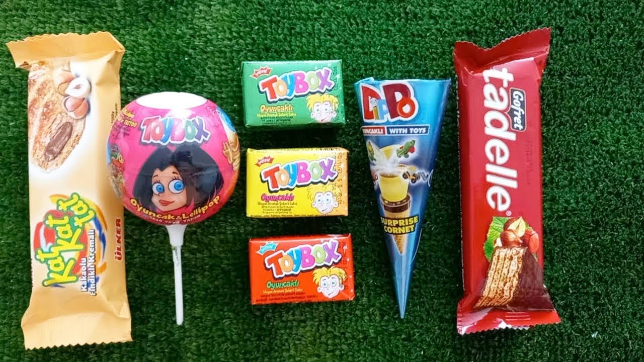 Satisfying Video   Unpacking Lollipops   TOYBOX   Candy ASMR 