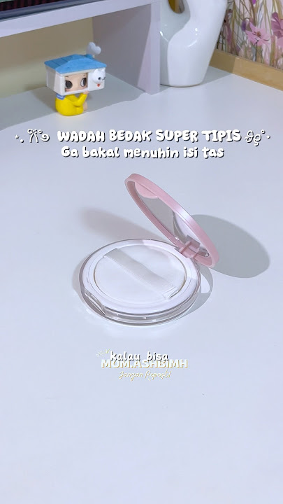 Super thin, doesn't fill up your bag #powder #uniqueitems #usefulitems #cuteitems #shopeehaul