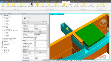 Vẽ vữa cho dầm, khối lượng vữa dầm trong Revit