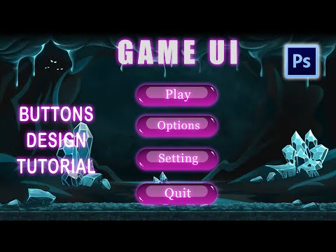 2D Game Assets Photoshop Course | Game UI Design