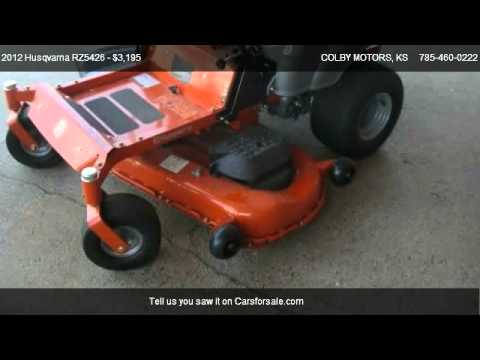 2012 Husqvarna RZ5426 - for sale in Colby, KS 67701 - YouTube