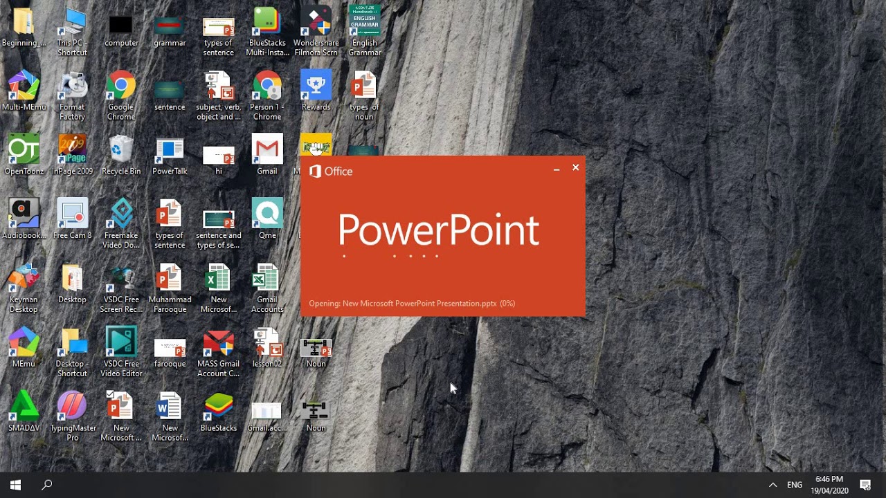 how to open powerpoint presentation in laptop