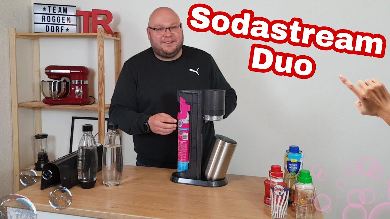 Sodastream Duo im Test Review Wassersprudler mit einfachem System zum Kartusche Zylinder ...