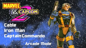Marvel Vs Capcom 2:Cable/Iron Man/Captain Commando Arcade Mode