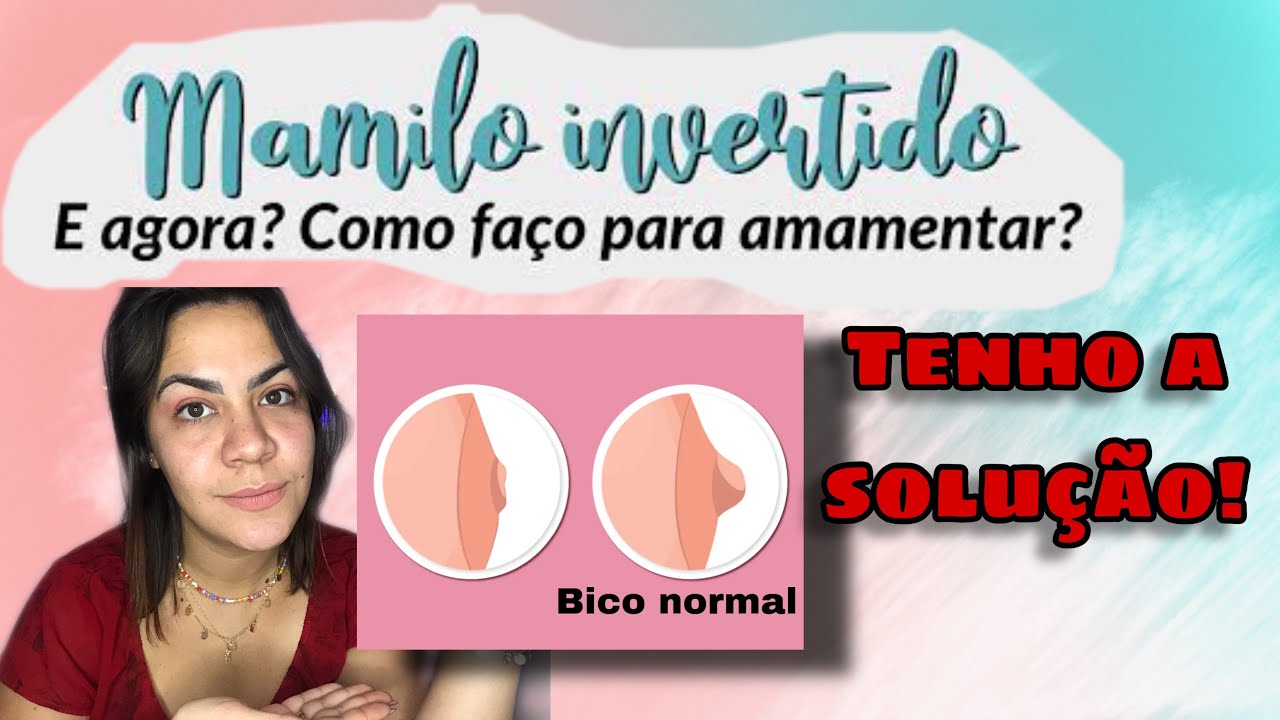 Bico do seio invertido, como fazer voltar o normal? - YouTube