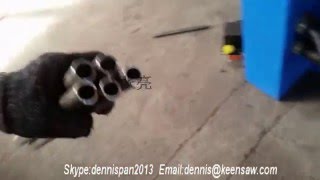 Double end automatic chamfering machine, pipe chamfer machine
